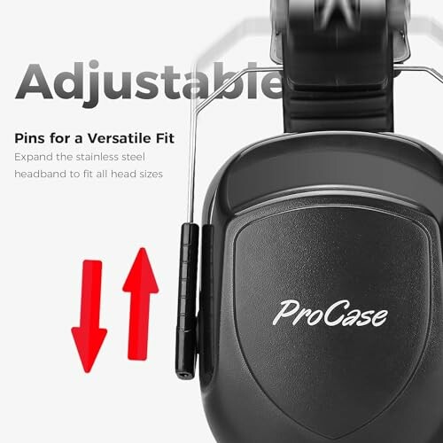 ProCase headphones with adjustable fit feature