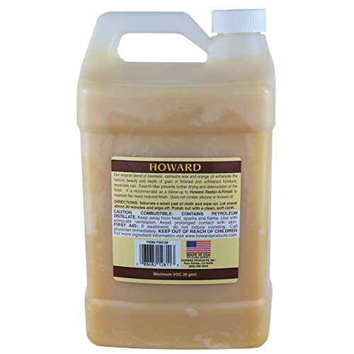 Howard wood polish and conditioner bottle