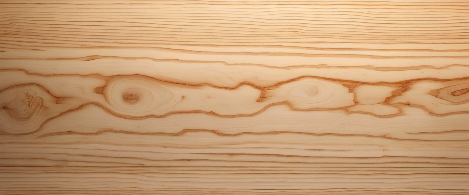 Polished maple wood piece