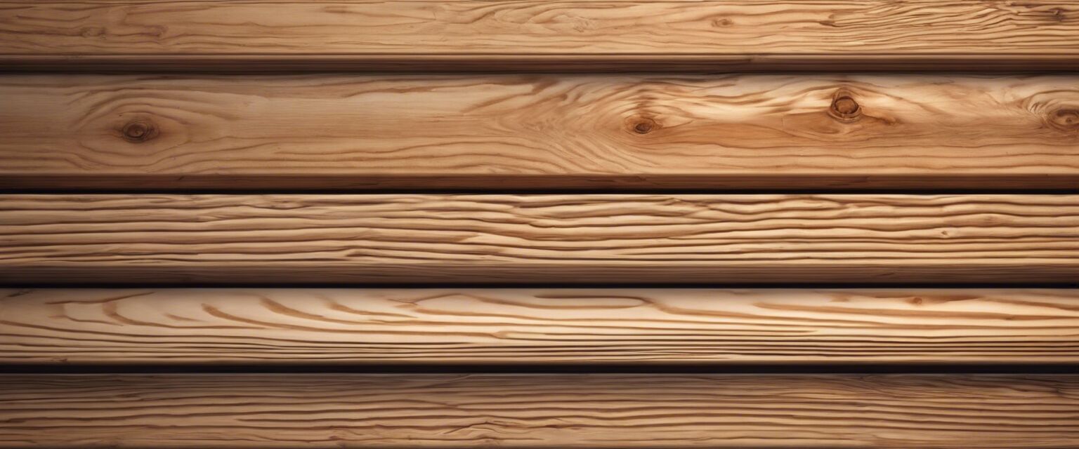 Pine wood planks